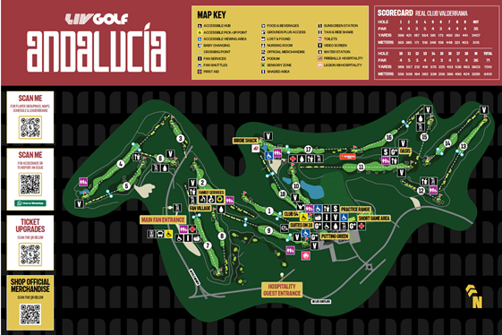Mapa LIV Andalucía Valderrama 2026